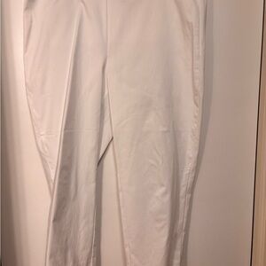 INC International Concepts White Cropped Ankle Pants